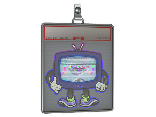 Sticker Slab | Global TV (Lenticular)