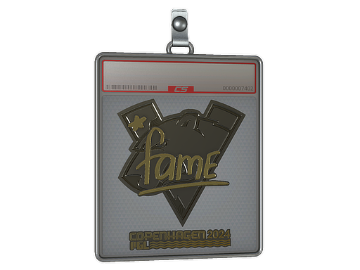 Sticker Slab | fame (Gold) | Copenhagen 2024