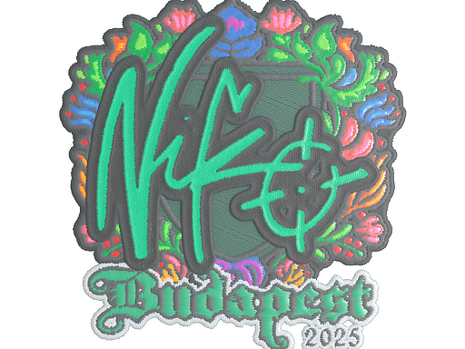 Sticker | NiKo (Embroidered) | Budapest 2025