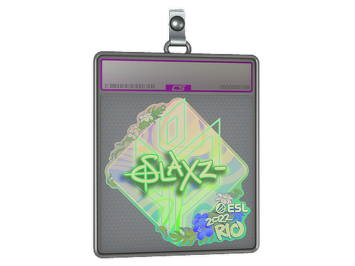 Sticker Slab | slaxz- (Holo) | Rio 2022