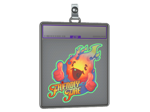 Sticker Slab | Friendly Fire (Holo)