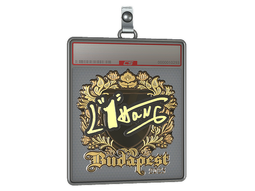 Sticker Slab | L1haNg (Gold) | Budapest 2025