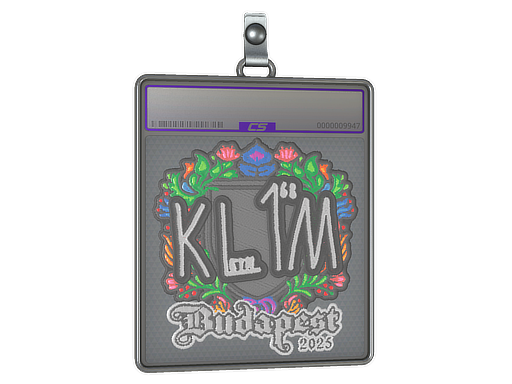 Sticker Slab | kl1m (Embroidered) | Budapest 2025