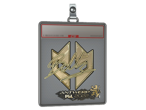 Sticker Slab | boltz (Gold) | Antwerp 2022