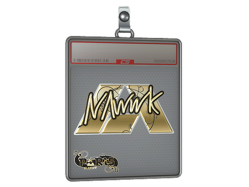 Sticker Slab | nawwk (Gold) | Paris 2023