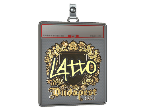 Sticker Slab | latto (Gold) | Budapest 2025