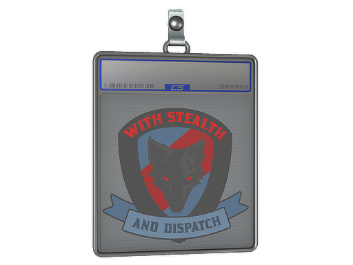 Sticker Slab | Black Dog