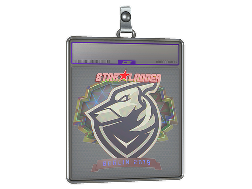 Sticker Slab | Grayhound Gaming (Holo) | Berlin 2019