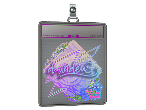 Sticker Slab | dav1deuS (Holo) | Rio 2022