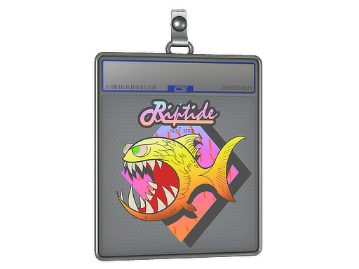 Sticker Slab | Yellow Jaggyfish