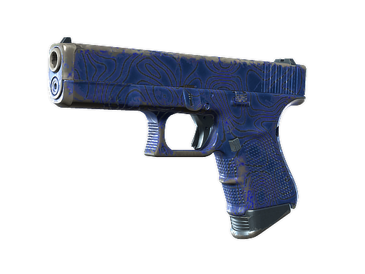 Glock-18 | Ocean Topo (Well-Worn)