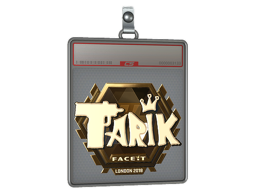 Sticker Slab | tarik (Gold) | London 2018