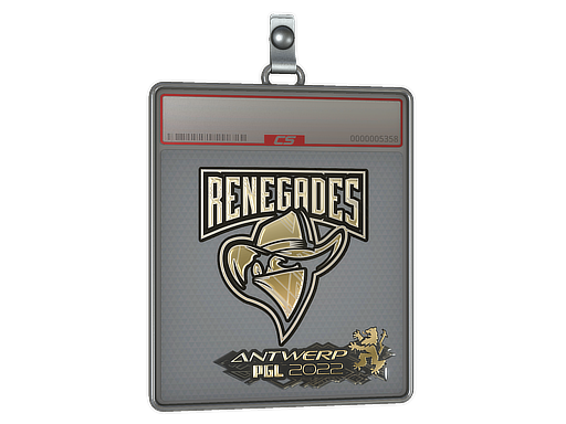 Sticker Slab | Renegades (Gold) | Antwerp 2022