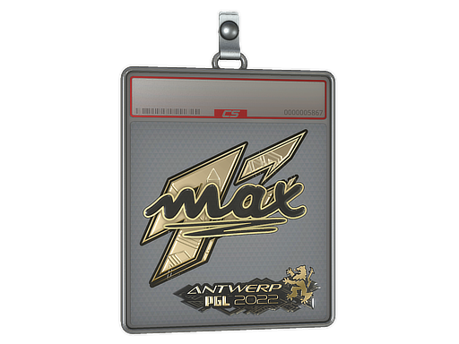 Sticker Slab | max (Gold) | Antwerp 2022