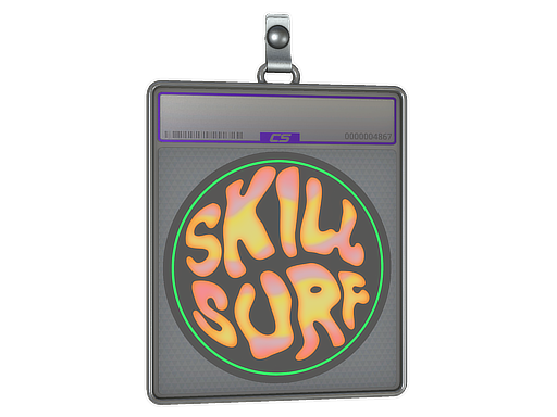 Sticker Slab | Coral Skill Surf (Holo)