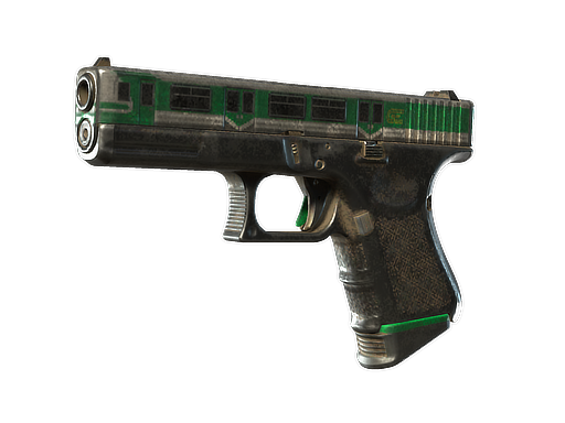 Souvenir Glock-18 | Green Line (Battle-Scarred)