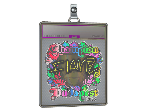 Sticker Slab | FlameZ (Holo, Champion) | Budapest 2025