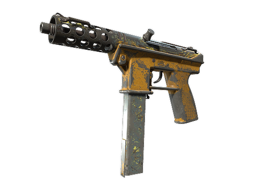 Tec-9 | Banana Leaf (Battle-Scarred)