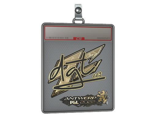 Sticker Slab | dgt (Gold) | Antwerp 2022