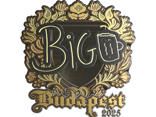 Sticker | biguzera (Gold) | Budapest 2025