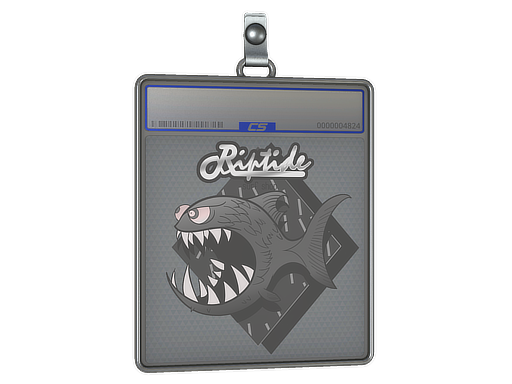 Sticker Slab | Black Jaggyfish