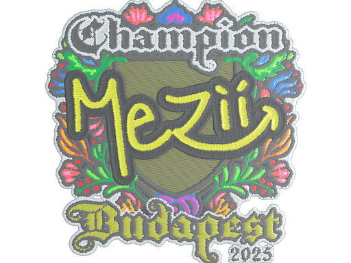 Sticker | mezii (Embroidered, Champion) | Budapest 2025