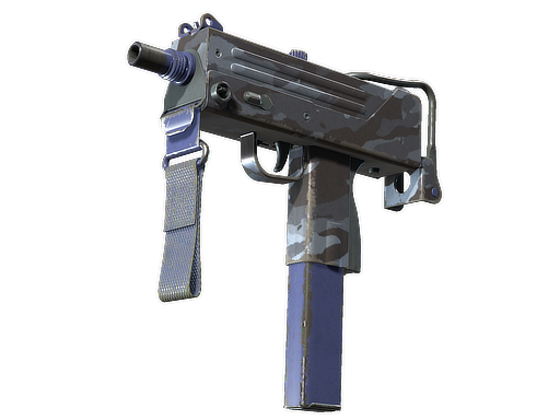 Souvenir MAC-10 | Storm Camo (Well-Worn)