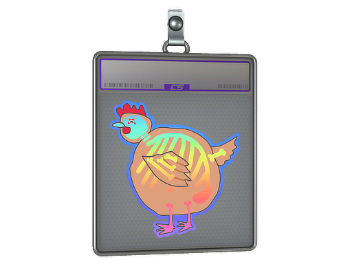 Sticker Slab | Poorly Drawn Chicken (Holo)