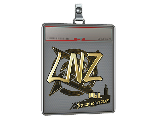 Sticker Slab | LNZ (Gold) | Stockholm 2021
