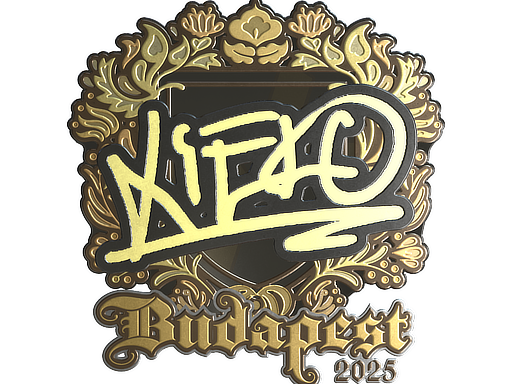 Sticker | xiELO (Gold) | Budapest 2025