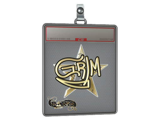 Sticker Slab | Grim (Gold) | Paris 2023