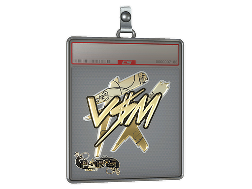 Sticker Slab | v$m (Gold) | Paris 2023