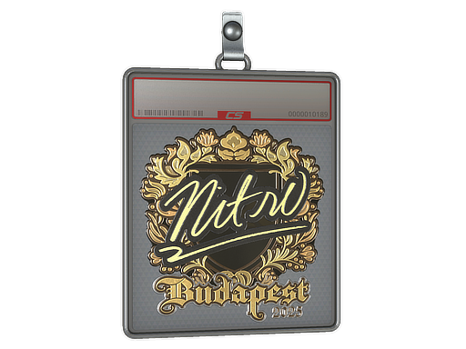 Sticker Slab | nitr0 (Gold) | Budapest 2025