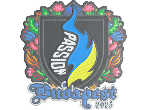 Sticker | Passion UA (Embroidered) | Budapest 2025