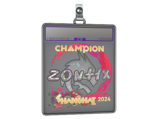 Sticker Slab | zont1x (Glitter, Champion) | Shanghai 2024