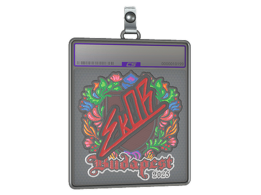 Sticker Slab | sk0R (Embroidered) | Budapest 2025