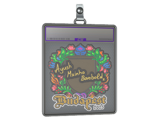 Sticker Slab | mzinho (Embroidered) | Budapest 2025