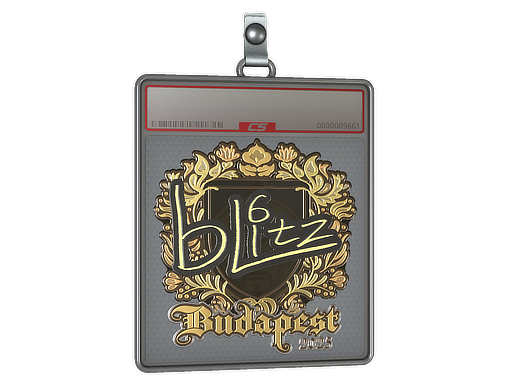 Sticker Slab | bLitz (Gold) | Budapest 2025