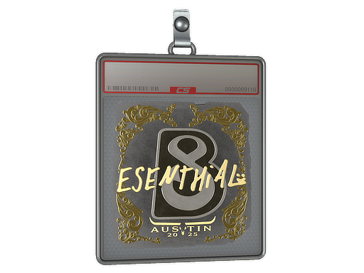 Sticker Slab | esenthial (Gold) | Austin 2025