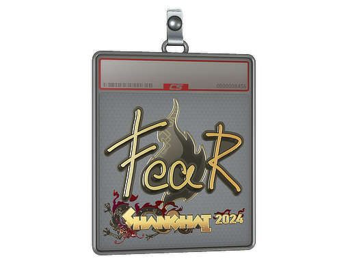 Sticker Slab | fEAR (Gold) | Shanghai 2024