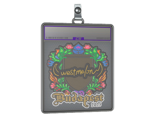 Sticker Slab | westmelon (Embroidered) | Budapest 2025
