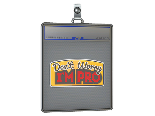 Sticker Slab | Don't Worry, I'm Pro