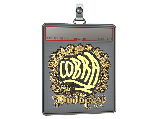 Sticker Slab | cobra (Gold) | Budapest 2025