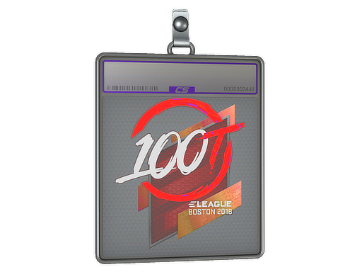 Sticker Slab | 100 Thieves (Holo) | Boston 2018