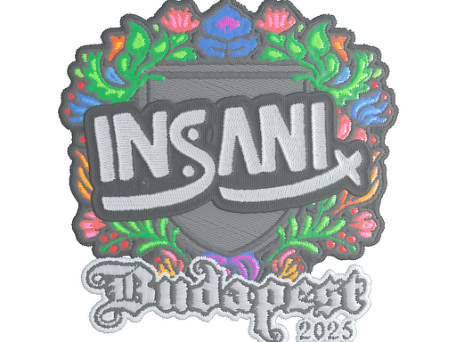 Sticker | insani (Embroidered) | Budapest 2025