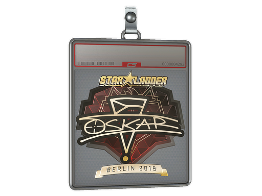 Sticker Slab | oskar (Gold) | Berlin 2019