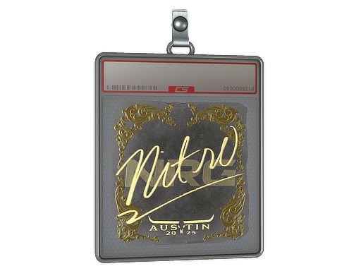 Sticker Slab | nitr0 (Gold) | Austin 2025