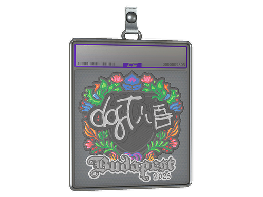 Sticker Slab | dgt (Embroidered) | Budapest 2025