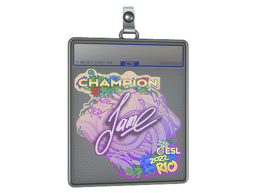 Sticker Slab | Jame (Champion) | Rio 2022