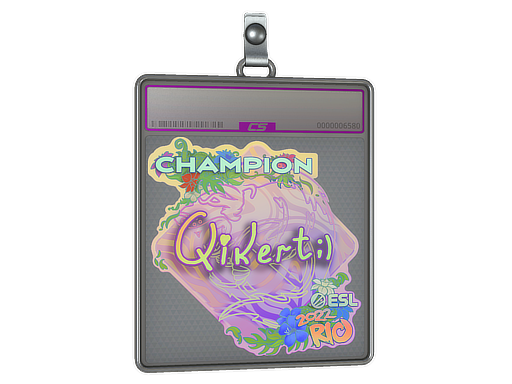Sticker Slab | qikert (Holo, Champion) | Rio 2022